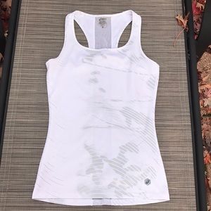 Asics D1 Racerback Tank Top White Sz. Small